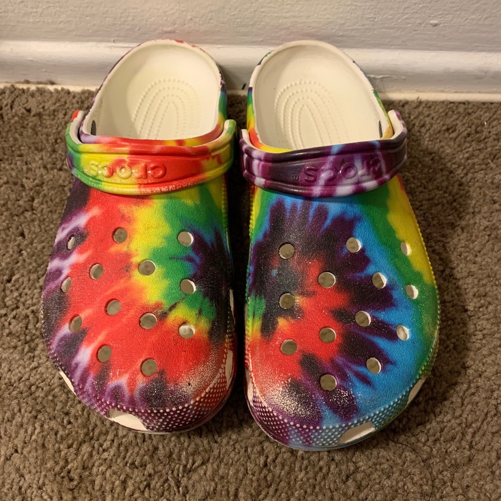 Tie-Dye Crocs